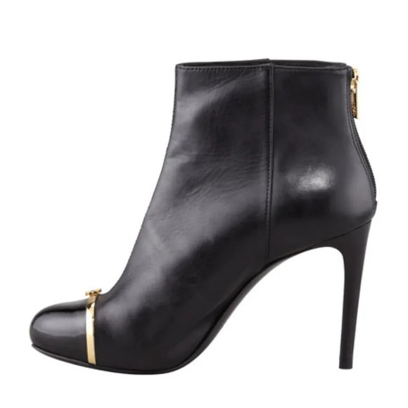 Tory Burch Black Pacey Cap-Toe Ankle Bootie. Sz: 9.5 - Picture 1 of 13